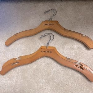 bebe wooden hangers